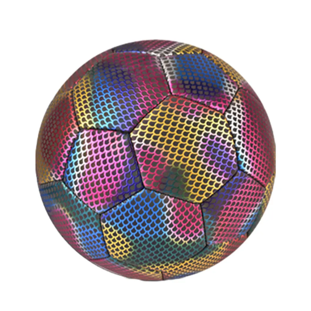 

Wide Application EN Football For All Soccer Enthusiasts Football Training Luminous Football Hexagonal water drop Size 4