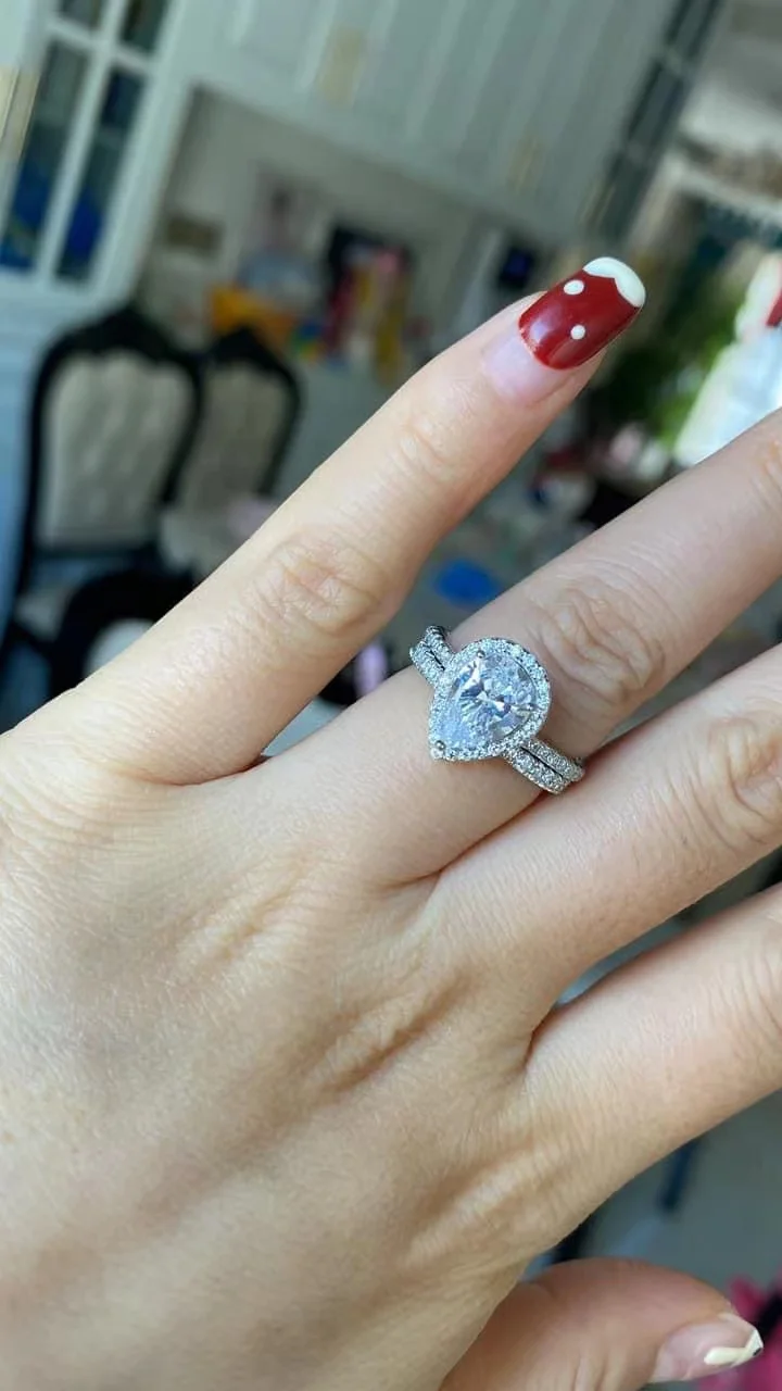 

T801 925 sterilng silver sona ring /ring sets