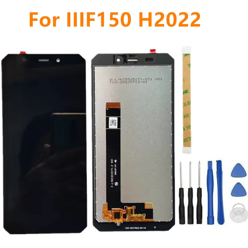 

Новый оригинальный ЖК-дисплей Ремонт для Oukitel IIIF150 H2022 сотового телефона дигитайзер в сборе сенсорная стеклянная панель сменные детали
