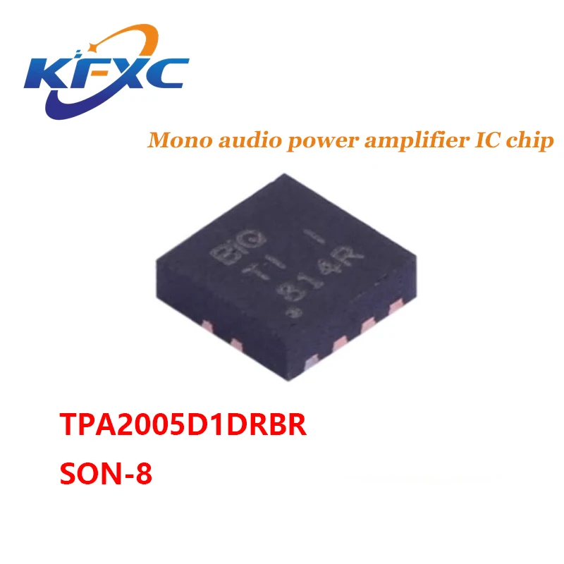 

New original TPA2005D1DRBR silk screen BIQ SON-8 imported chip audio power amplifier