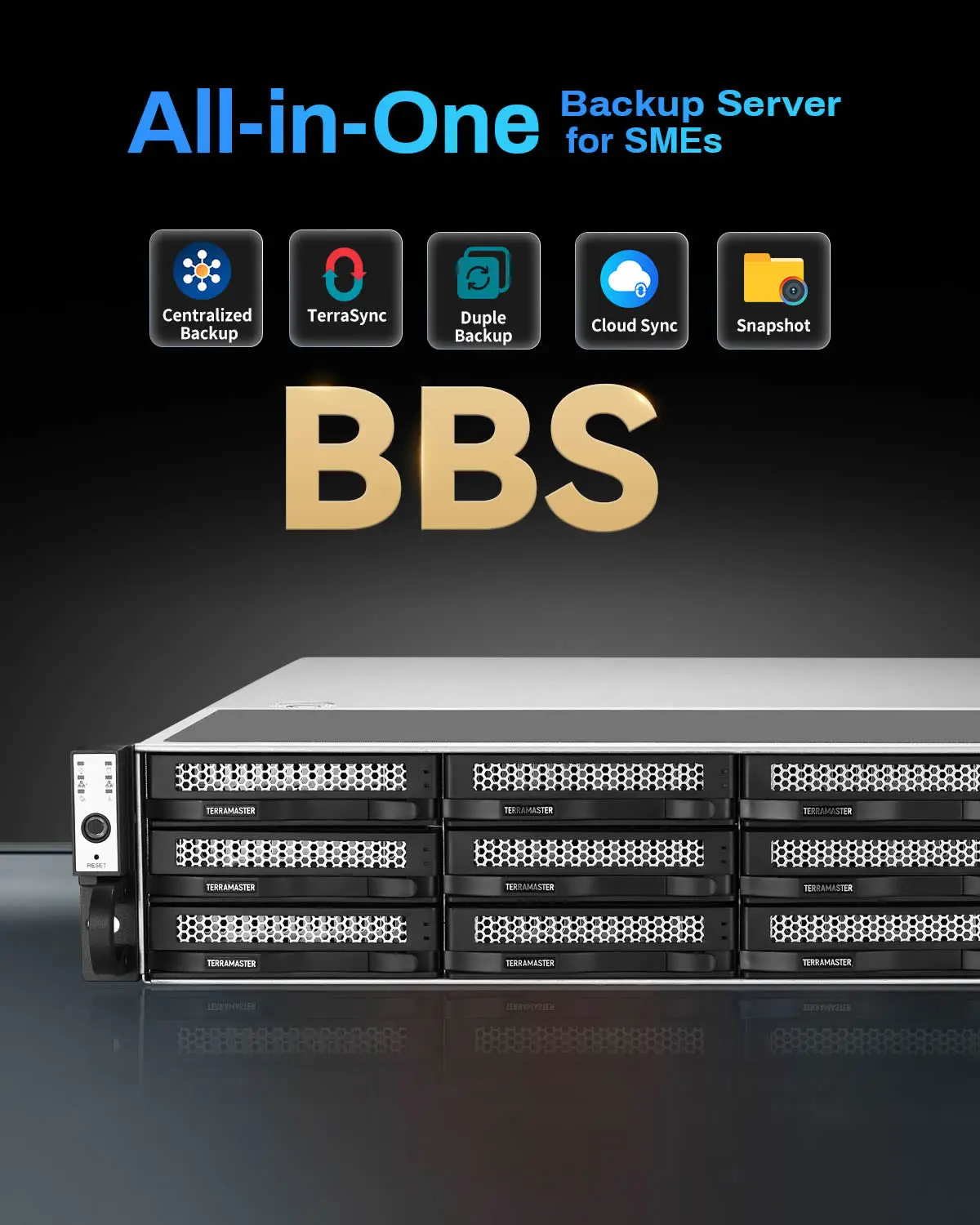 TERRAMASTER U12-500 플러스 NAS 스토리지-12Bay 코어 i7 1255U 10 코어, 16GB DDR5 RAM, 듀얼 10GbE 포트, 2U 랙 마운트 (디스크리스)