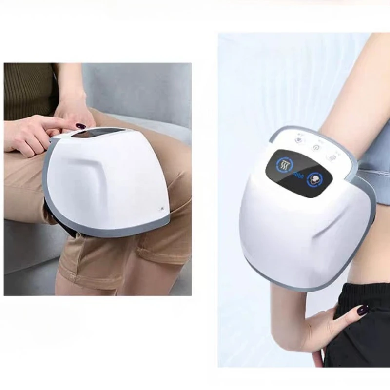 Hot Therapy Knee Brace Massager, Electric Vibration Infrared Compression Sleeve for Swelling Reduction and Pain Relief