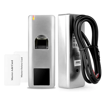 Waterproof IP66 Metal Biometric Fingerprint Standalone Access Control System Rfid 125khz Reader Door Access Control 1000 Users 1