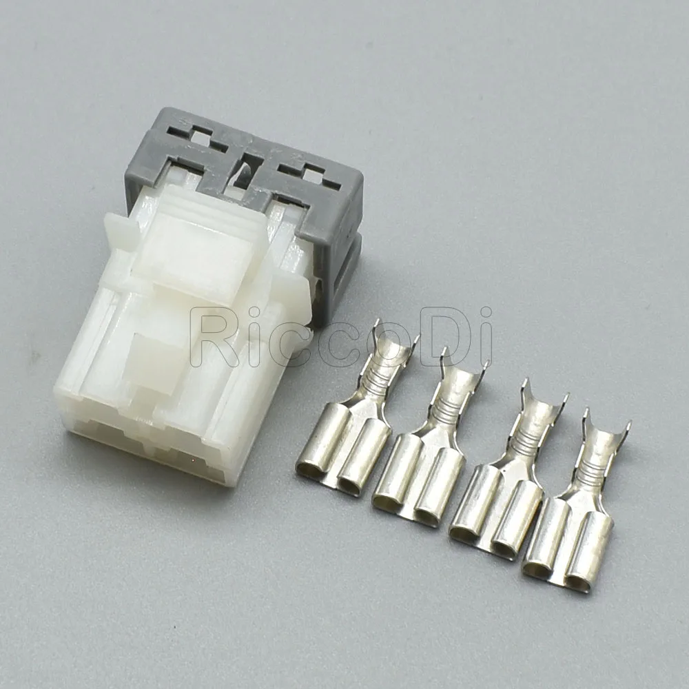 Kit Connettore Flusso Aria 4 Pin Maschio Femmina Per Toyota | Terminali E Guarnizioni In Rame Stagnato - 6