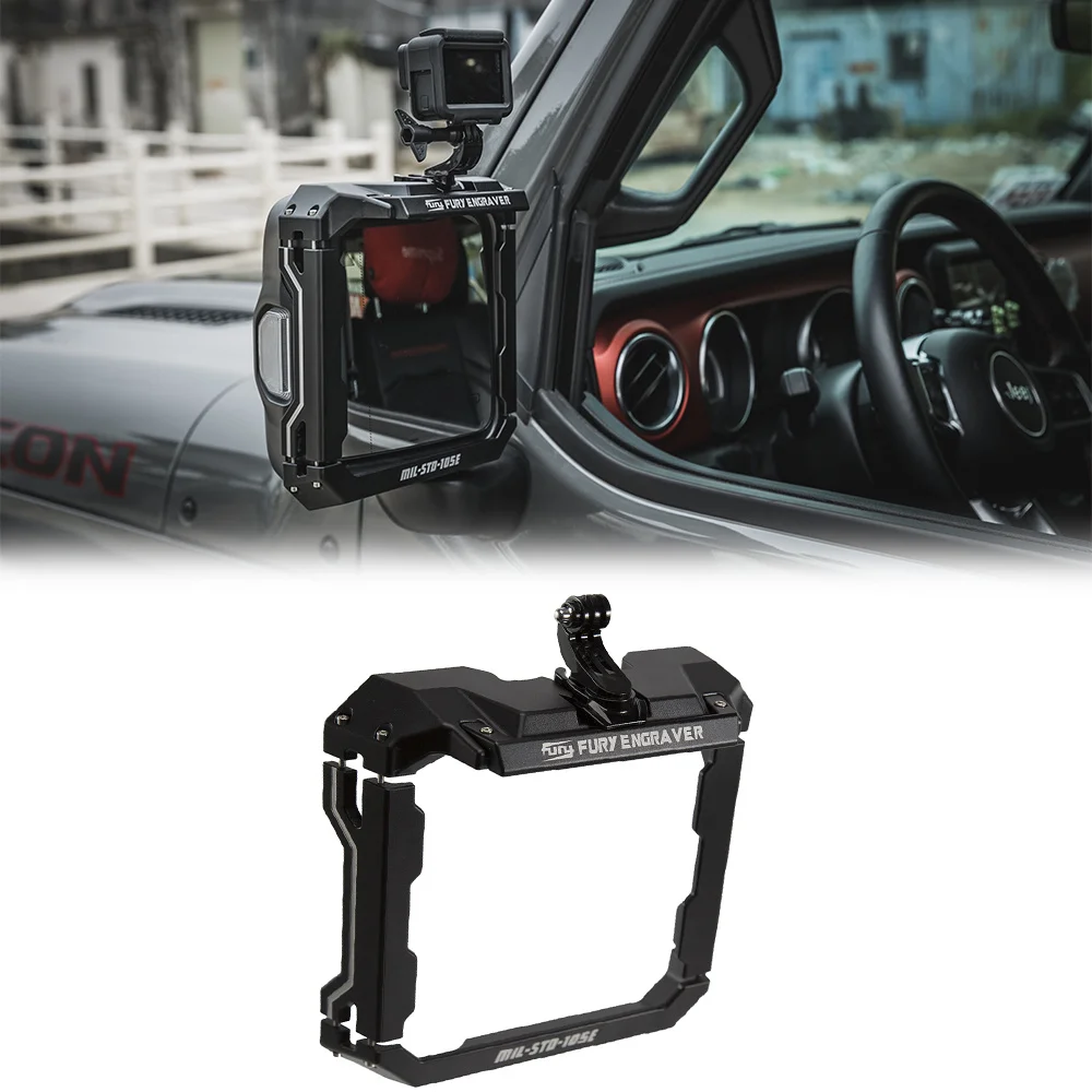 

Fury 2007-2017 CNC Aluminum MULTIFUNCTIONAL REARVIEW MIRROR RAIN SHIEL for Jeep wrangler JK