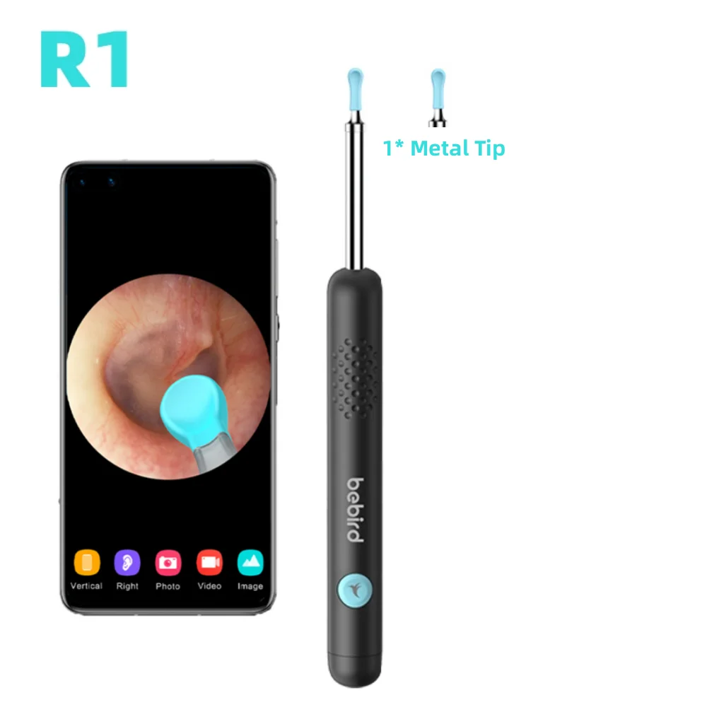 2022 Bebird X3 Smart Visual Ear Sticks Otoscope 300w Endoscope Wax