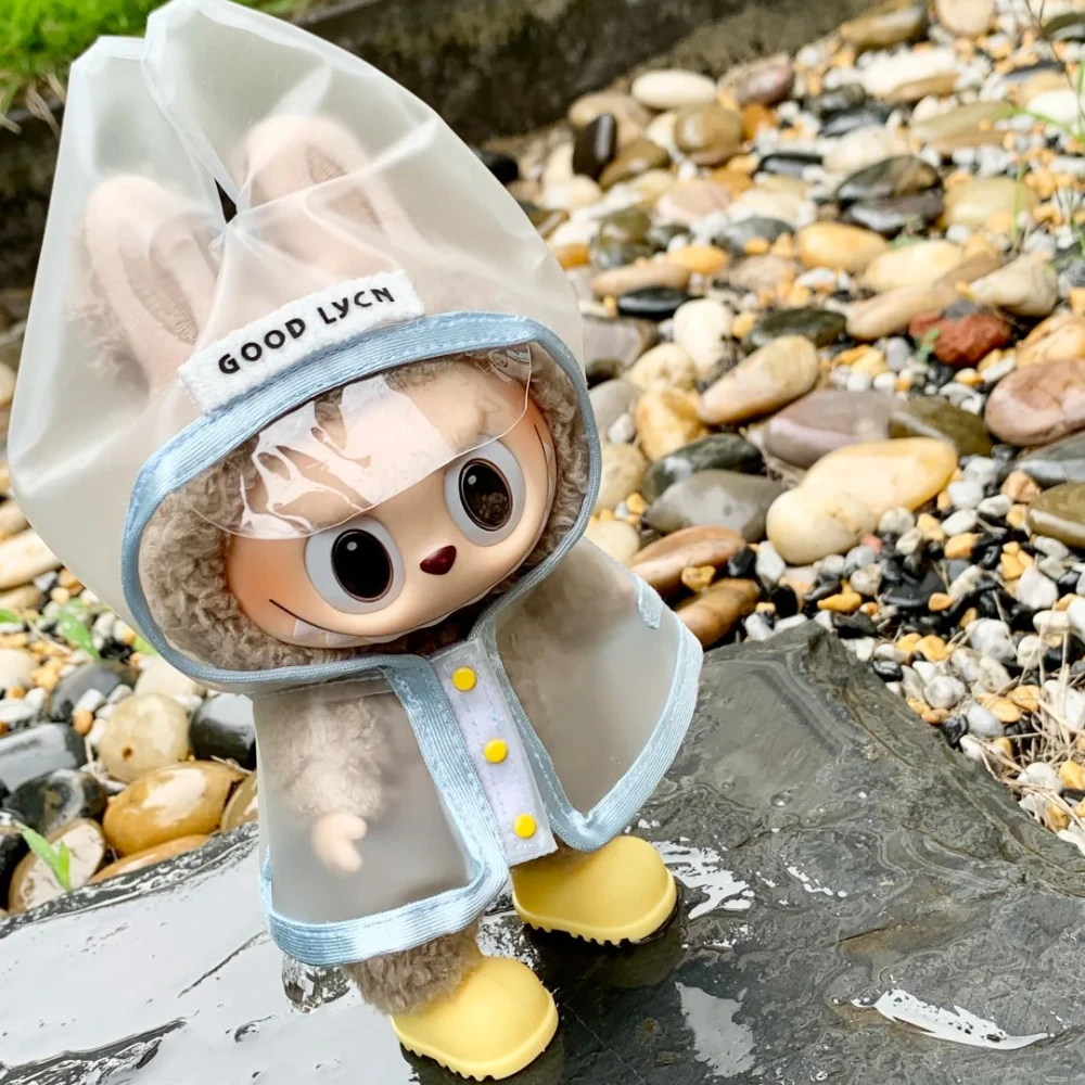 Cute Raincoat & Shoes Set for 15-17cm Dolls - Adorable Casual Sports Doll Accessories