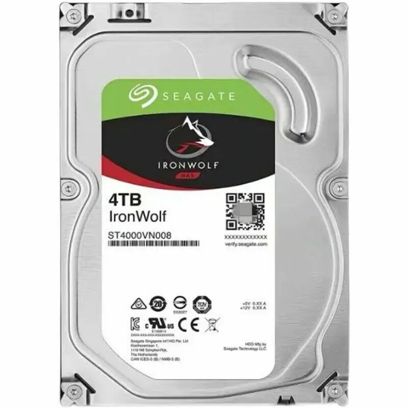 Для Sea-gate ST4000VN008 4 ТБ Cool- Wolf 4T SATA3 NAS корпоративный Сервер жесткий диск мониторинг 5900 об/мин