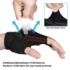 MOREOK Cycling Gloves Breathable Half Finger 5MM Pads Bike Gloves Anti-slip Shock-absorbing Mountain Road Biking Bicycle Gloves 5