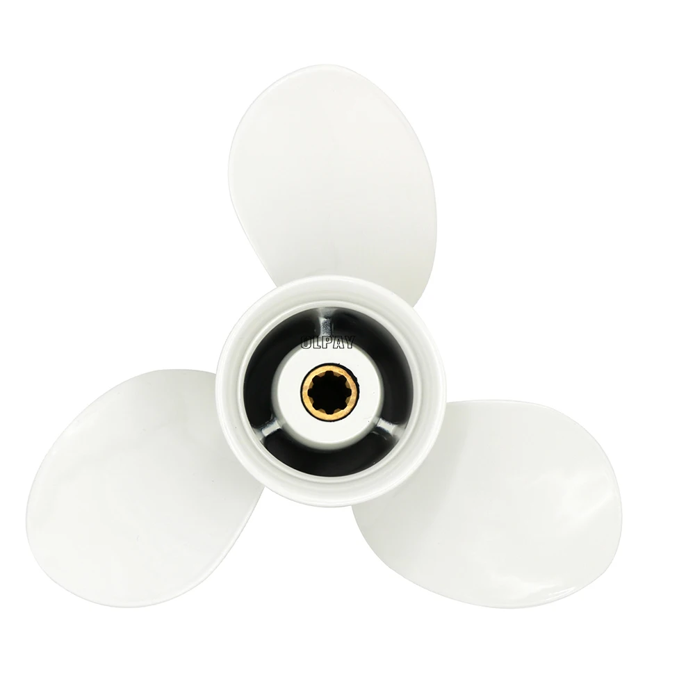 Propeller 683-45941-00-El 9 1/4 X 12 For Yamaha 9.9-15Hp Aluminum 8 Spline Teeth Boat Engine outboard engine parts,boat motor parts