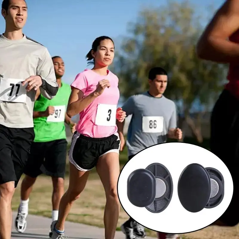 Race Bib Clip Set, Running Race Number Holder Running Bib Buckle Fixing Systems Magnets Fixing Clip