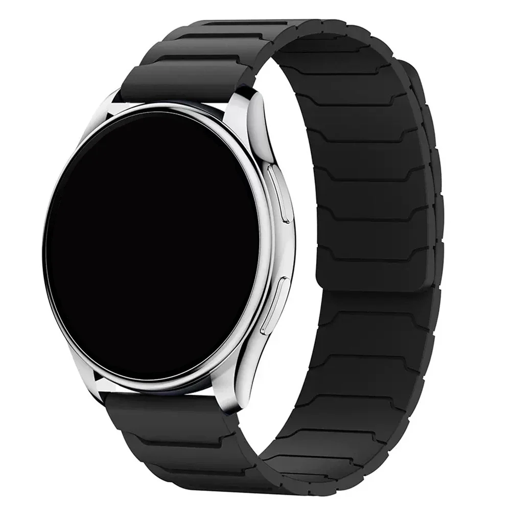 Sport Silicone Magnetic Smartwatch Band - 20mm/22mm Strap