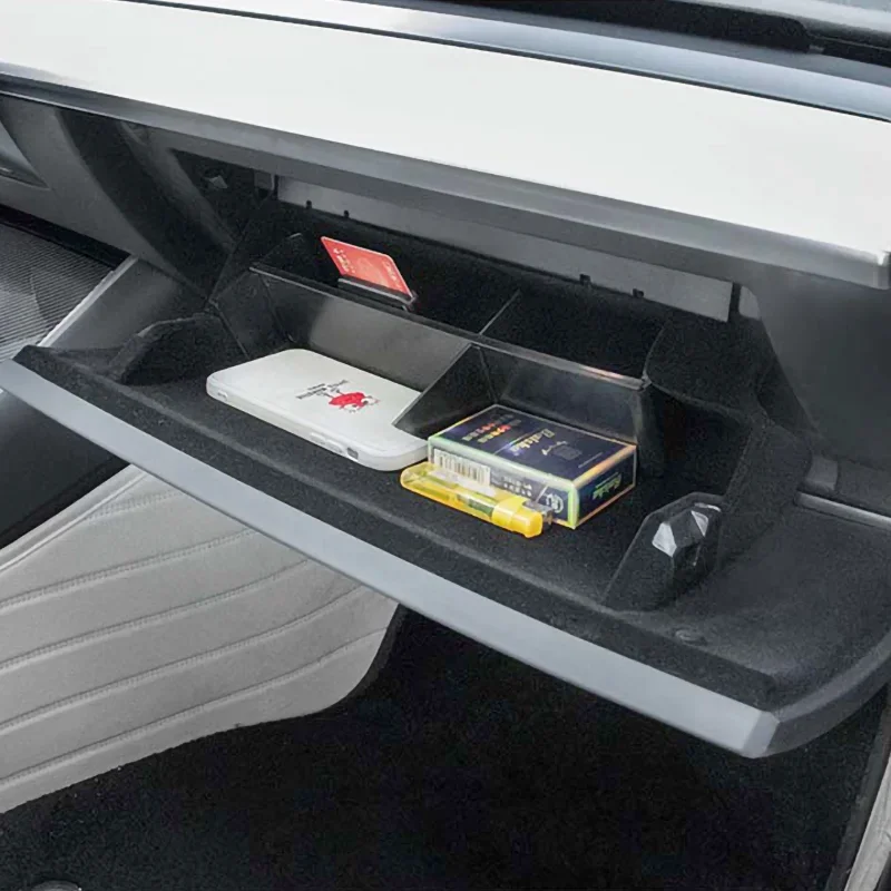 Glove Box Divider Organizer Center Console Storage Partition Plates Glovebox Shelf Car Accessories for Tesla Model 3 car console organizer