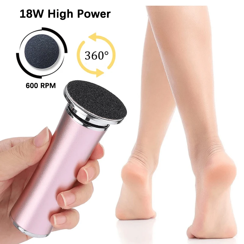 Electric Callus Remover Care File Heels Dead Skin Pedicure Electronic Foot Grinder Tool And Replacement Sandpaper_voghion.com