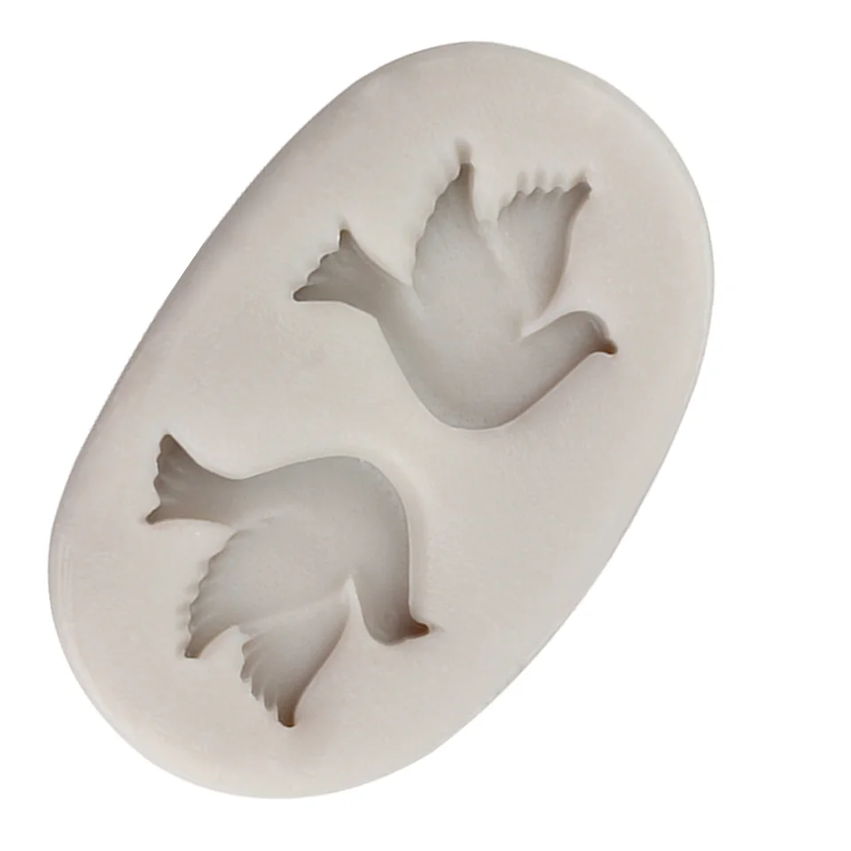 Moldes De Chocolate Para Pájaros: Elegantes Herramientas De Decoración De Pasteles De Silicona