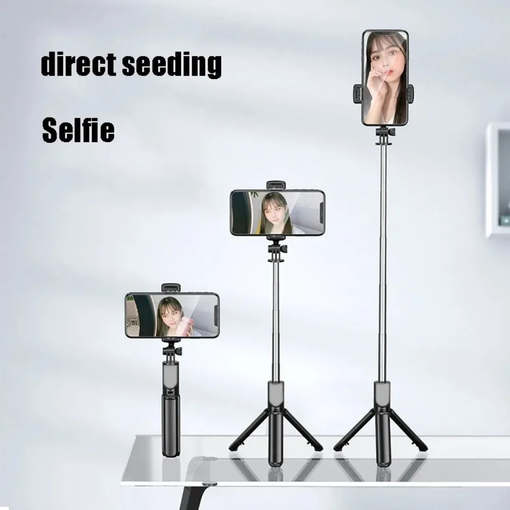 휴대용 360 도 유연한 스포츠 카메라 모노포드 스탠드, 휴대폰 미니 셀카 스틱 삼각대, 무선 리모컨 포함, 1 개