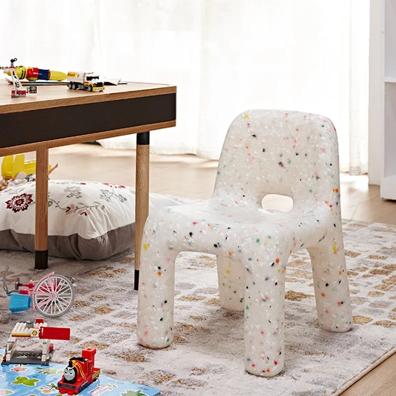 Simple and Cute Children's Chair Rotomolded Furniture Kindergarten Children's Stool Backrest Small Chair Leisure Outdoor Stool