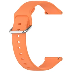 Sports Silicone Replacement Wristband for Smart Watches - Strap Bracelet Accessories (Orange)