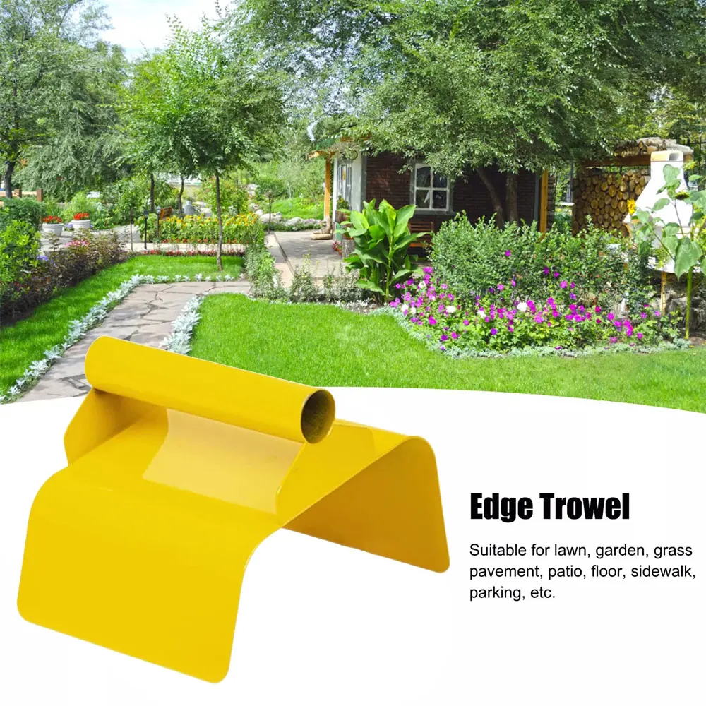 Professional Concrete Curbing Trowel with Handle Landscape Curb Tool