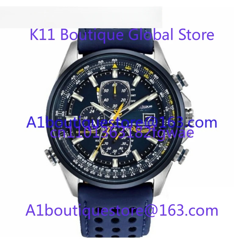Blue Angel Quartz Men's Watch with 4 Button Multi Function