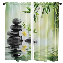  Bamboo Retro Shabby Plant Curtains in the Kids Bedroom Living Room Hall Window Treatments Kitchen Decoration Drapes Blinds 