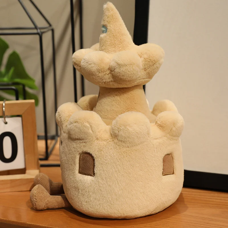 High Quality Brown Fortress Lighthouse Plush Dolls Office Decor Soft Baby Comfort Dolls Birthday Christmas Gifts For Kids