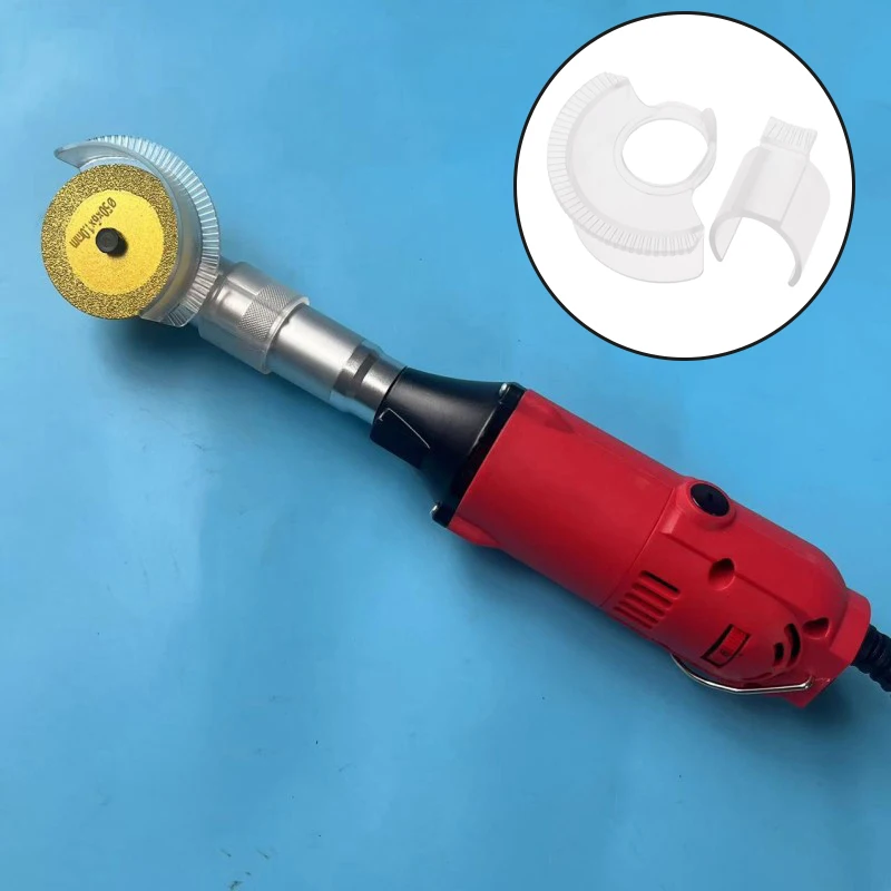 Transparent Cover For Micro Angle Grinder 90&deg; Electric Elbow Grinding Machine Clamp Chuck Elbow Engraving Polisher Accessory