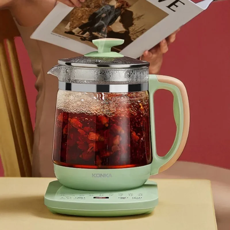 espessado eletrico flor bule household tea maker 18l smart touch 02