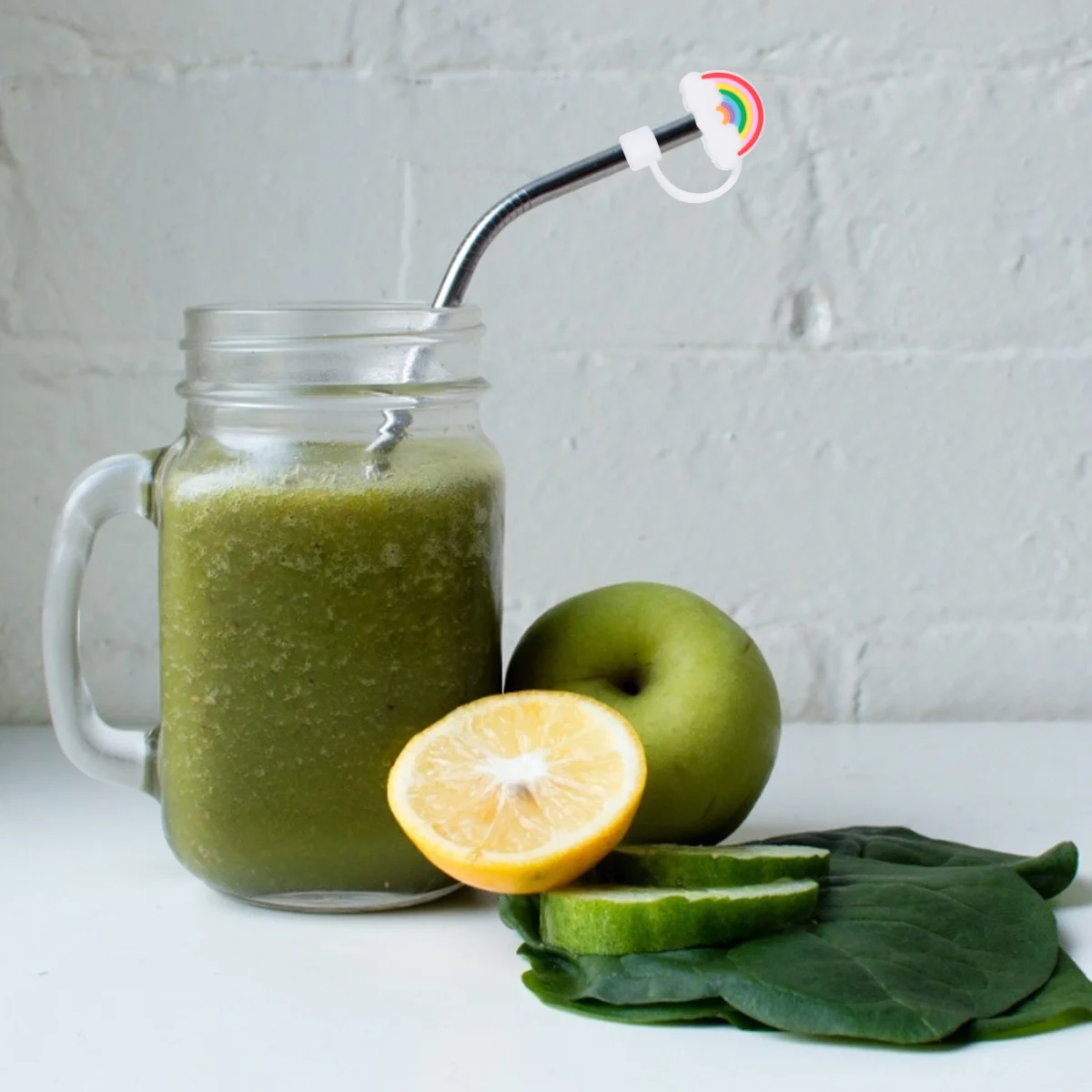 

2/4pcs Cartoon Silicone Straw Tips Cover Reusable Straw Plugs Splash Proof Drinking Dust Cap Straw Sealing Tools