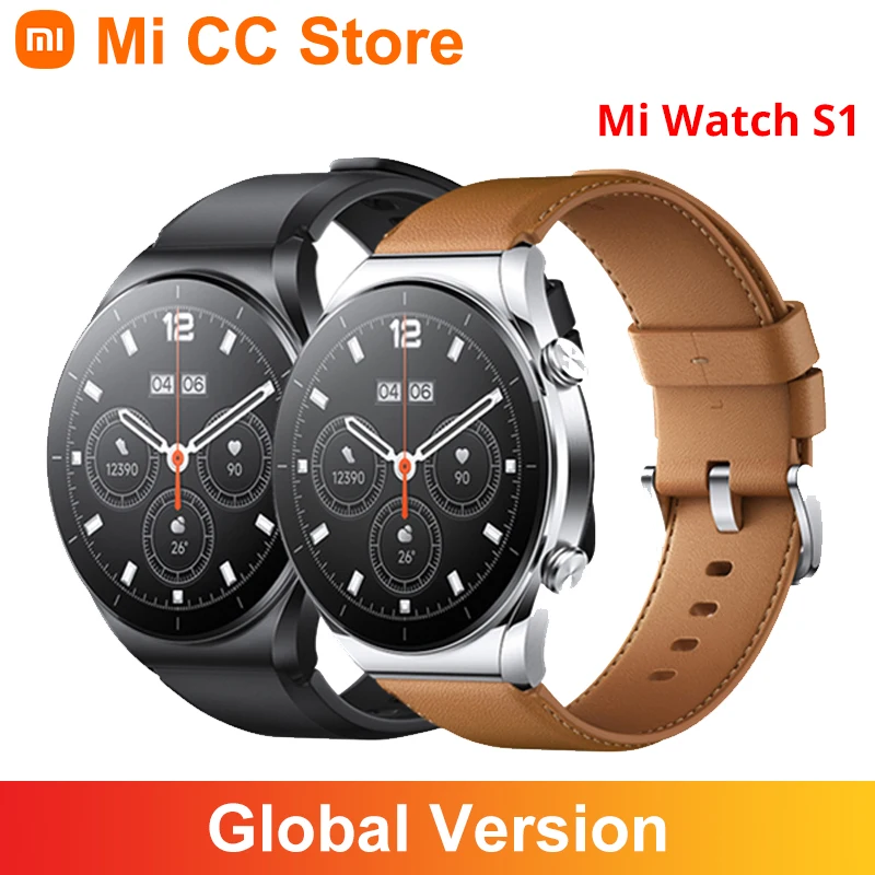  Global Version Xiaomi Watch S1 Bluetooth Answer Call Smartwatch 1.43'' 60Hz Refresh Screen Wireless Charging GPS NFC Mi Watch 