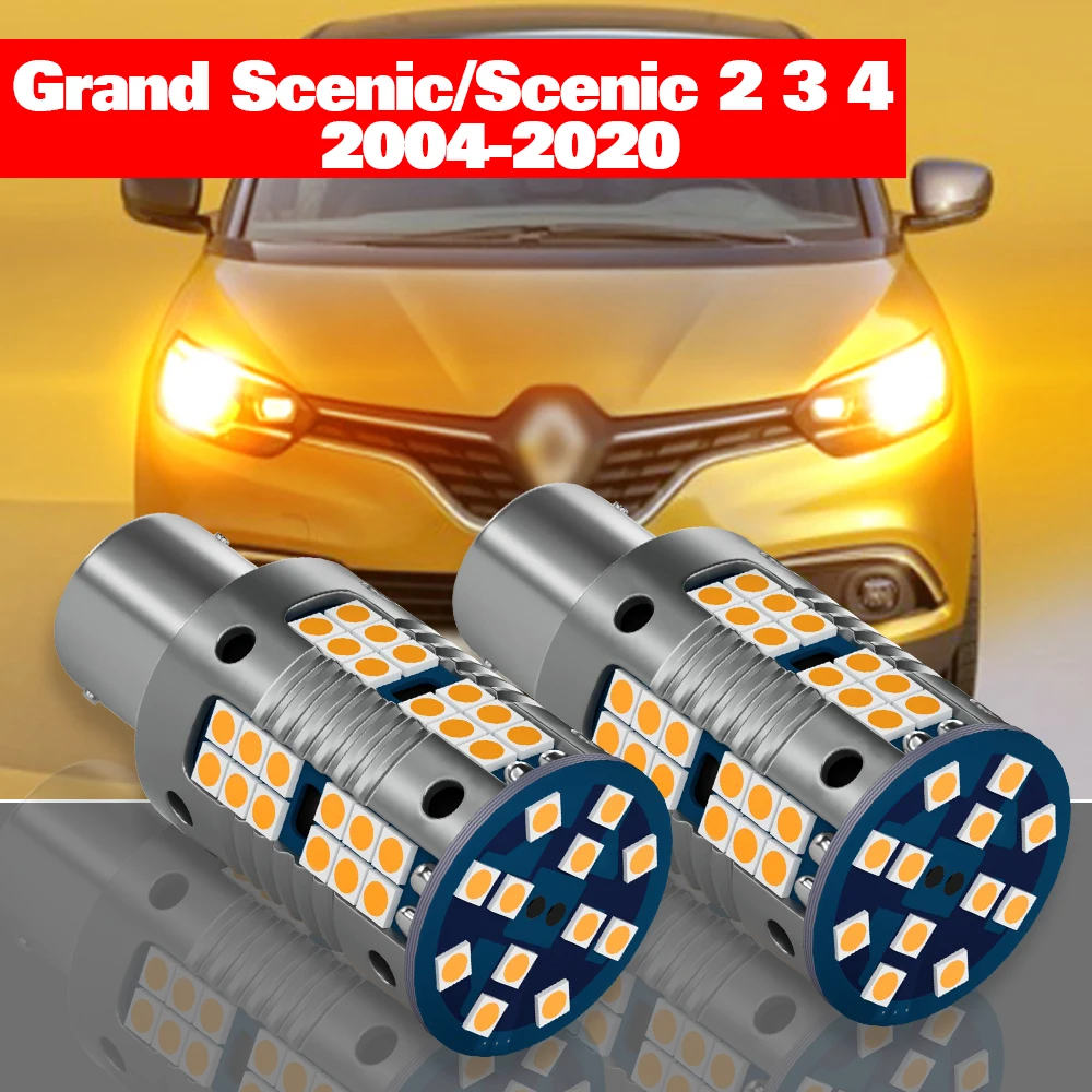 

For Renault Scenic Grand Scenic 2 3 4 2004-2020 2pcs LED Turn Signal Light Accessories 2012 2013 2014 2015 2016 2017 2018 2019