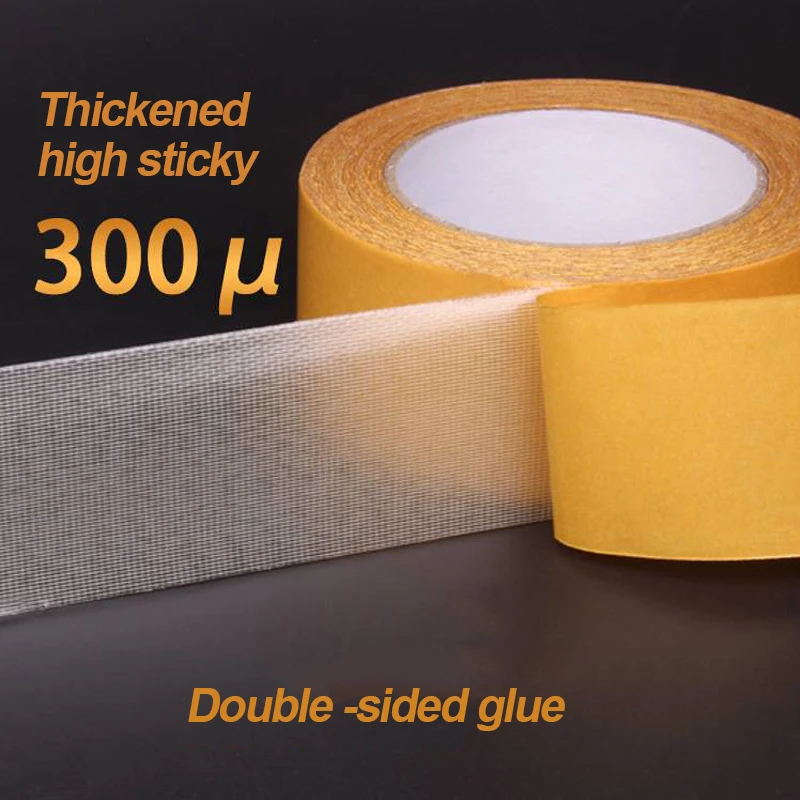 High Tensile Strength Heat Resistant Double Sided Tape 0.2mm glass fiber  cloth base