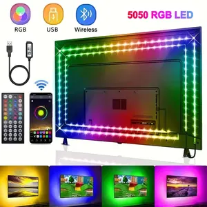 Usb Led Strip 5V 5050 Smart Led Light For Wall Room Bluetooth Wifi Alexa 15 20 Meter Rgb Tape Tv Backlight Led Ribbon Band Luces