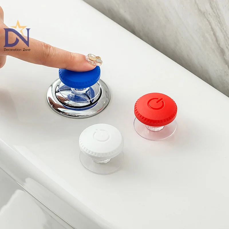 

Круглая прижимная машина для унитаза, кнопка для унитаза, пуговицы для резервуара для воды в ванную комнату, пусковой переключатель, декор для защиты от гвоздей