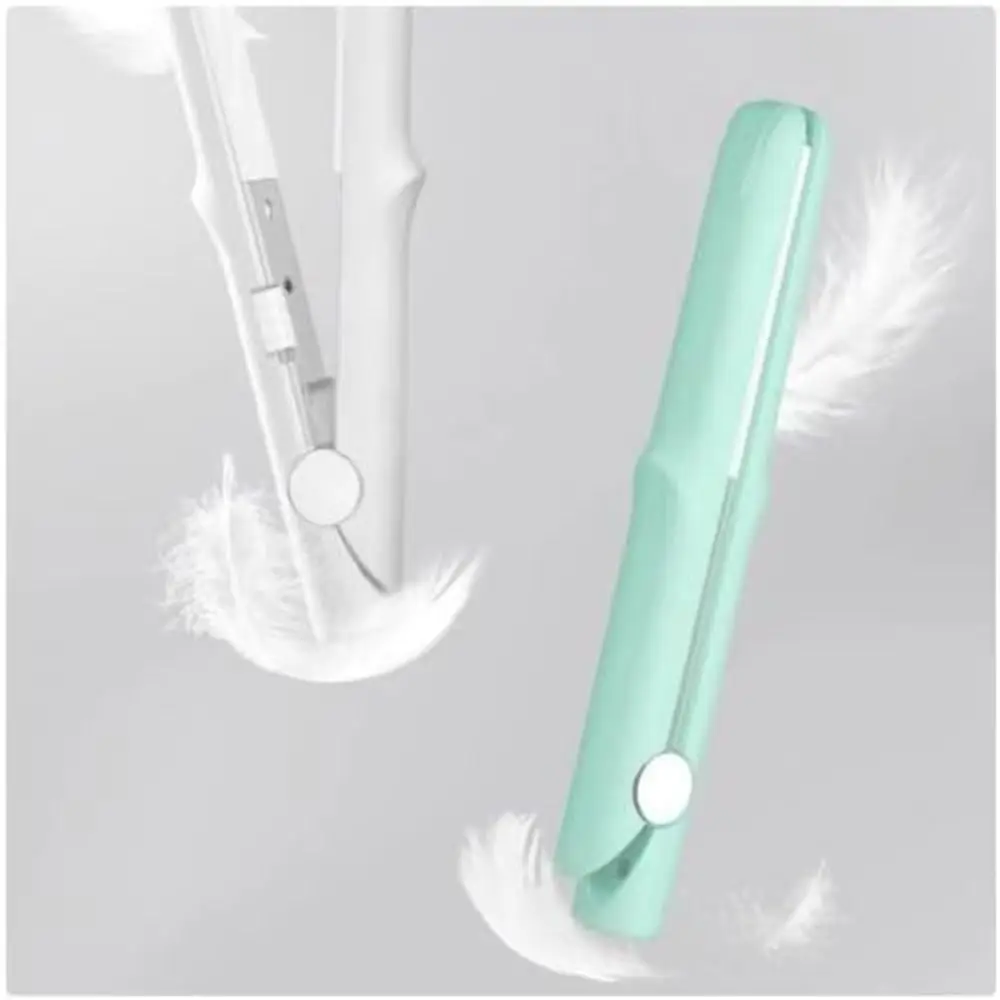 Mini 2-in-1 Curling Iron Rapid Heating Curling Wand & Flat Iron Anti-Static Hair Straightener Hair Styling