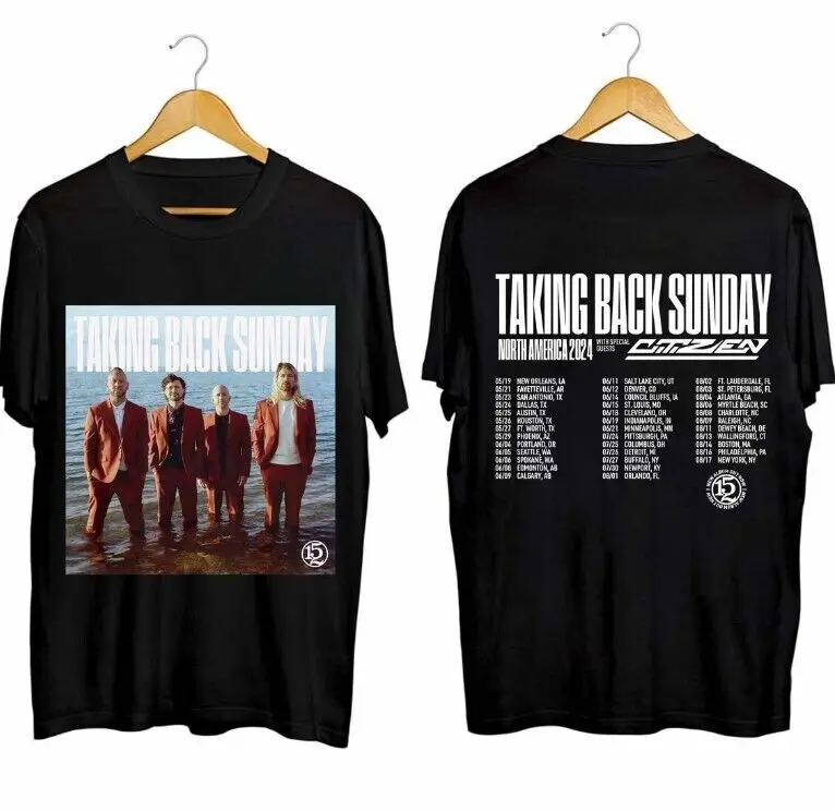 

Take Back Sunday 2024 Tour Shirt, Take Back Sunday Band Fan Shirt, Take Back Sun