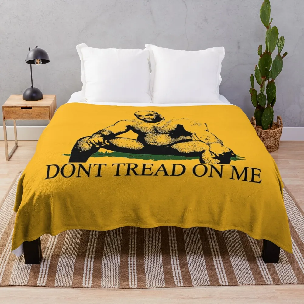 DONT TREAD ON ME BARRY WOOD T Shirt Throw Blanket Oversized Throw