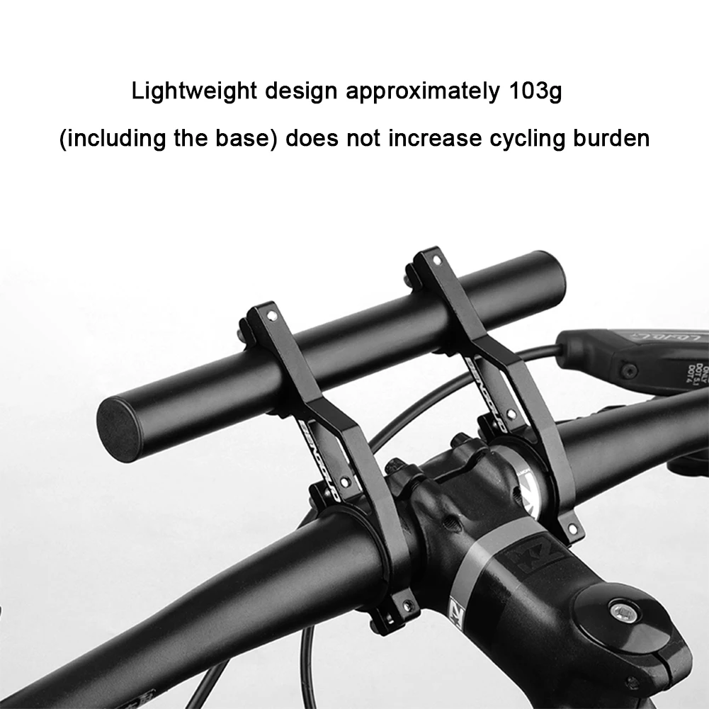 Bicycle handlebar extender lightweight 10 cm 20 cm easy to install for holding bicycle speedometer