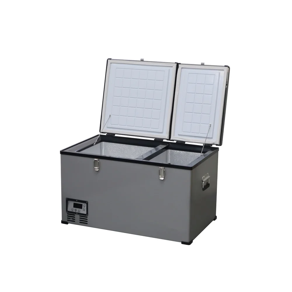 Professional Top 10 Portable 12v Car Refrigerator Deep Freezer Cooler Box for Fishing Camping With Wheels