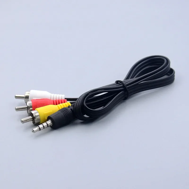 Jack To RCA Male Audio Video AV Cable AUX Stereo Cord 3RCA