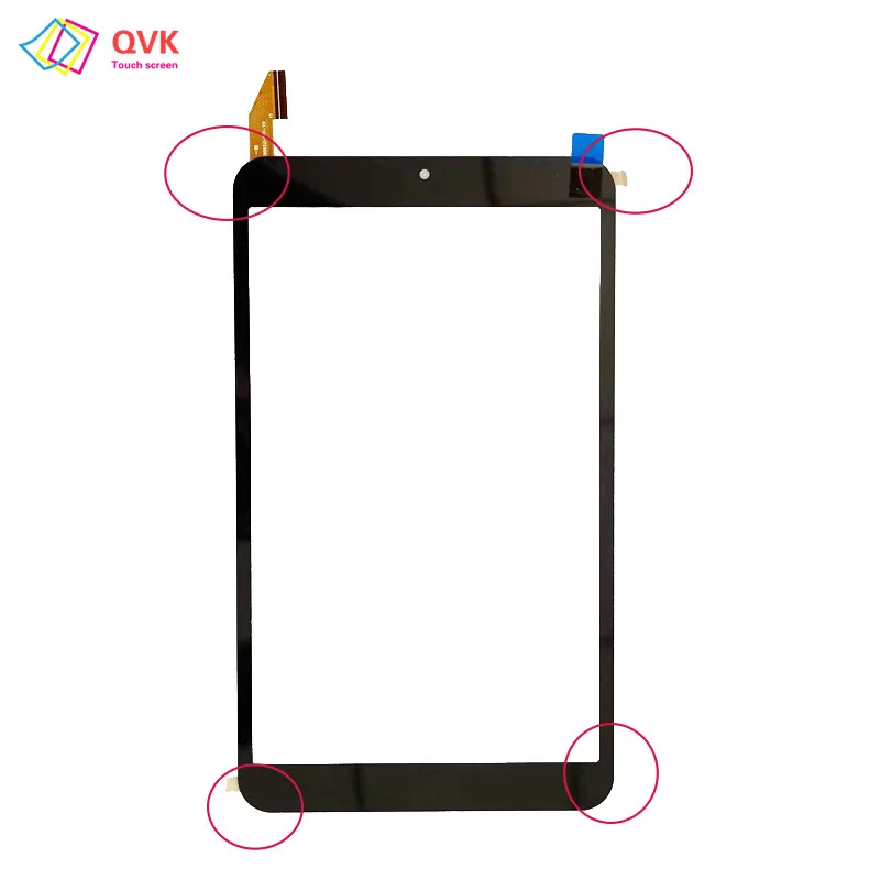 Tela de Toque Capacitivo Preto para Qilive Tablet Digitizer Sensor Painel de Vidro Externo Qt2108bp 8