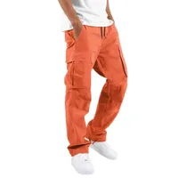 New Men Drawstring Pocket Casual Pants Summer Jogger Pants Male Solid Color Cargo Pants Casual Comfortable Elastic Sports Pants - Image 5