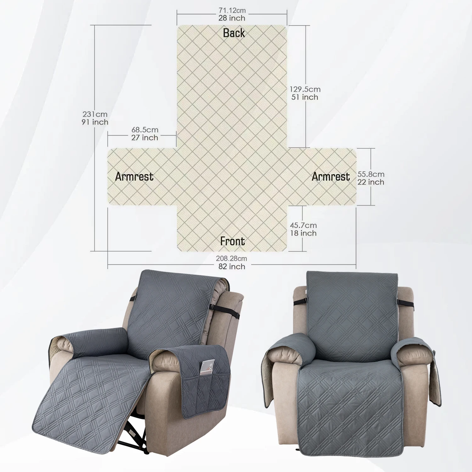 Waterproof Non-Slip Sofa Cushion High Quality  recliner sofa cover   Sofa Covers Antidirty Cover Sofa 3