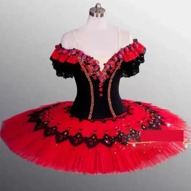 robe-de-patinage-artistique-pour-filles-tutu-de-ballet-professionnel-costumes-de-ballerine-pancake-red-paquita-fzlake-costume-de-phtaline