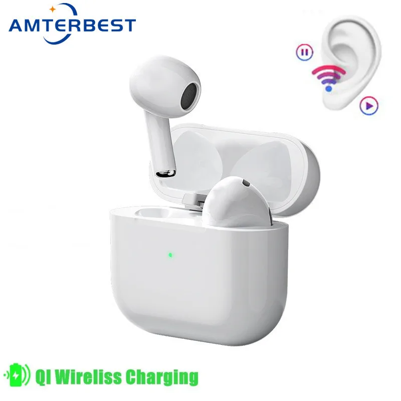 TWS 1:1 Copy for Air 3 rd Clone Wireless Headset Bluetooth-Compatible Earphones IOS15 Pop Up Smart Tap Control Head Phone | Электроника