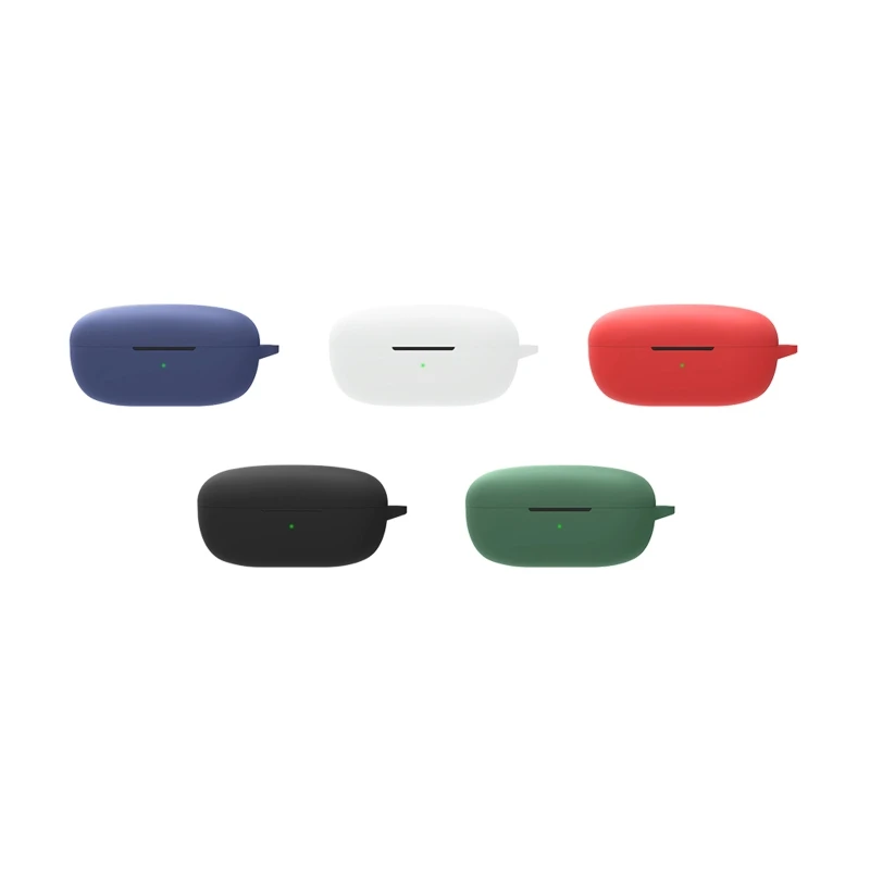 

Прочный силиконовый противопылезащитный противоударный нескользящий чехол для наушников QCY T17