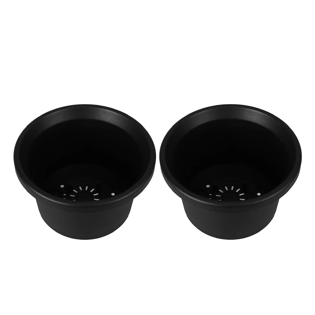 

2 Pcs Flowers Flowerpot Houseplant Pp Propagator Pots Gardening Planting Container