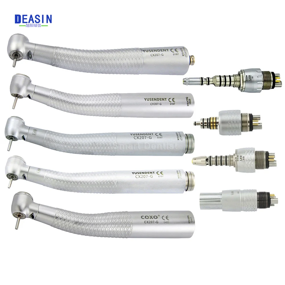 Fibre Optique Dentaire LED 1:5 Contre Angle Increasing Pièce à Main Fit - Foto 14