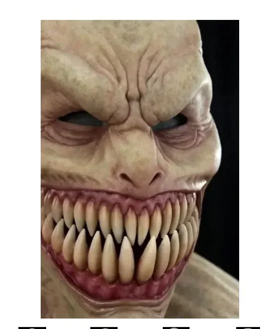 Cosplay Gruseliges Monster Big Mouth Teeth Chompers Latexmasken Halloween Party Gruselige Kostüm Requisiten Horror Clown Maske – Detail 2