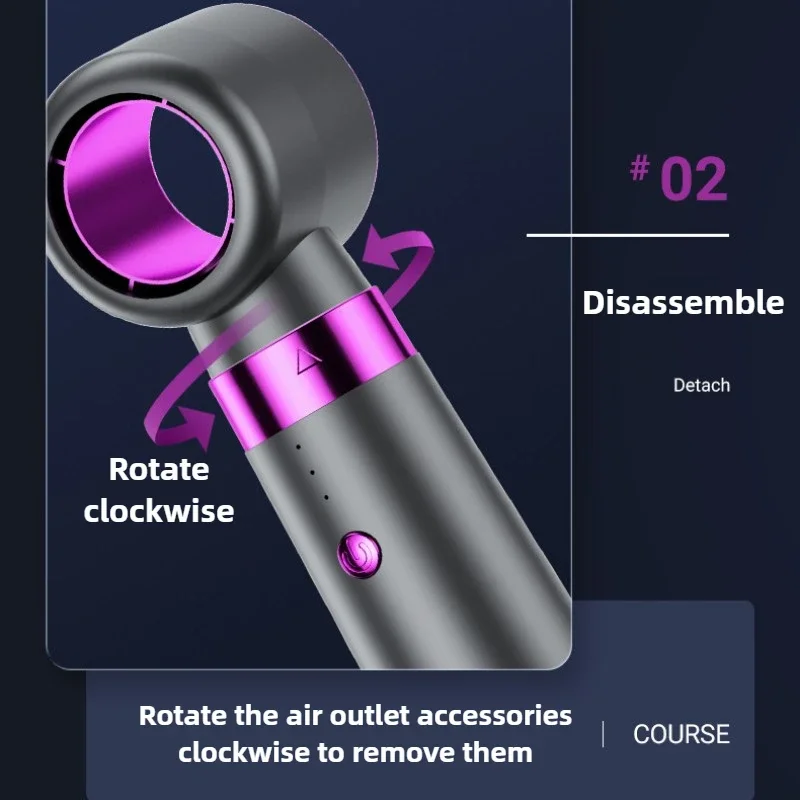 Multifunctional 5-in-1 Hair Dryer 600W Professional Air Hair Styler Hot Air Comb Suitable for Home Low Noise Hot and Cold Air 3
